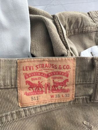 Levis 511 Corduroy Pants W33 L32 Used Condition