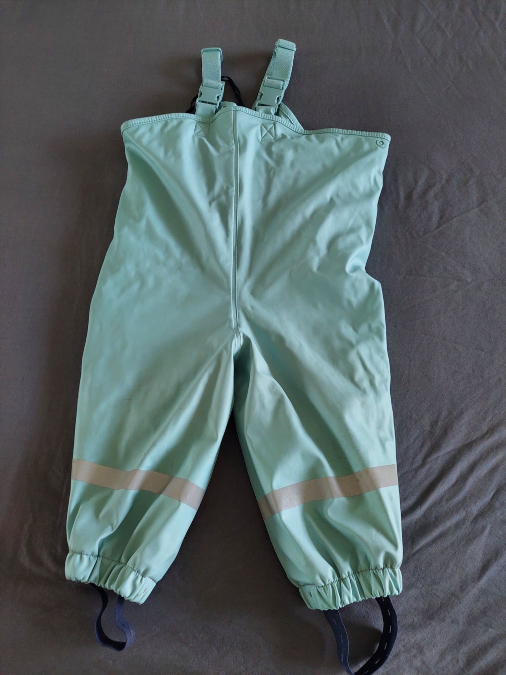 Pantaloni: HELLBLAUE REGENHOSEN GR. 86/92 VON SMILE – Usato da Münchenstein venduto da Strupfi