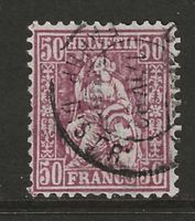 1882 : Sitzende Helvetia Nr. 51, KP 800.--