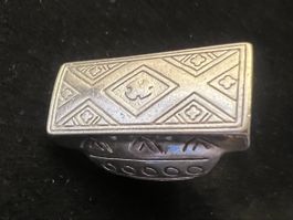 Bague ethnique touarègue métal gravé doigt 55