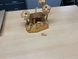 Holz Krippe