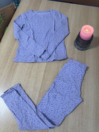 H&M 2 Teiler AKTUELL mit Leopardenmuster, Gr134/140