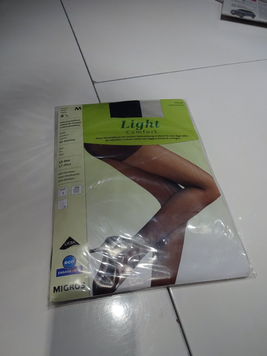 Migros Collants: Strumpfhose-Comfort/Light – Neuf avec emballage d'origine à Rothrist par Mistery1