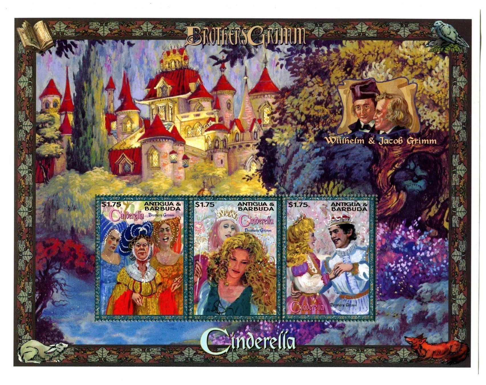 Tutti i francobolli: Block "Cinderella". Antigua und Barbuda. – Nuovo e nell'imballaggio originale da Basel venduto da Butsch5