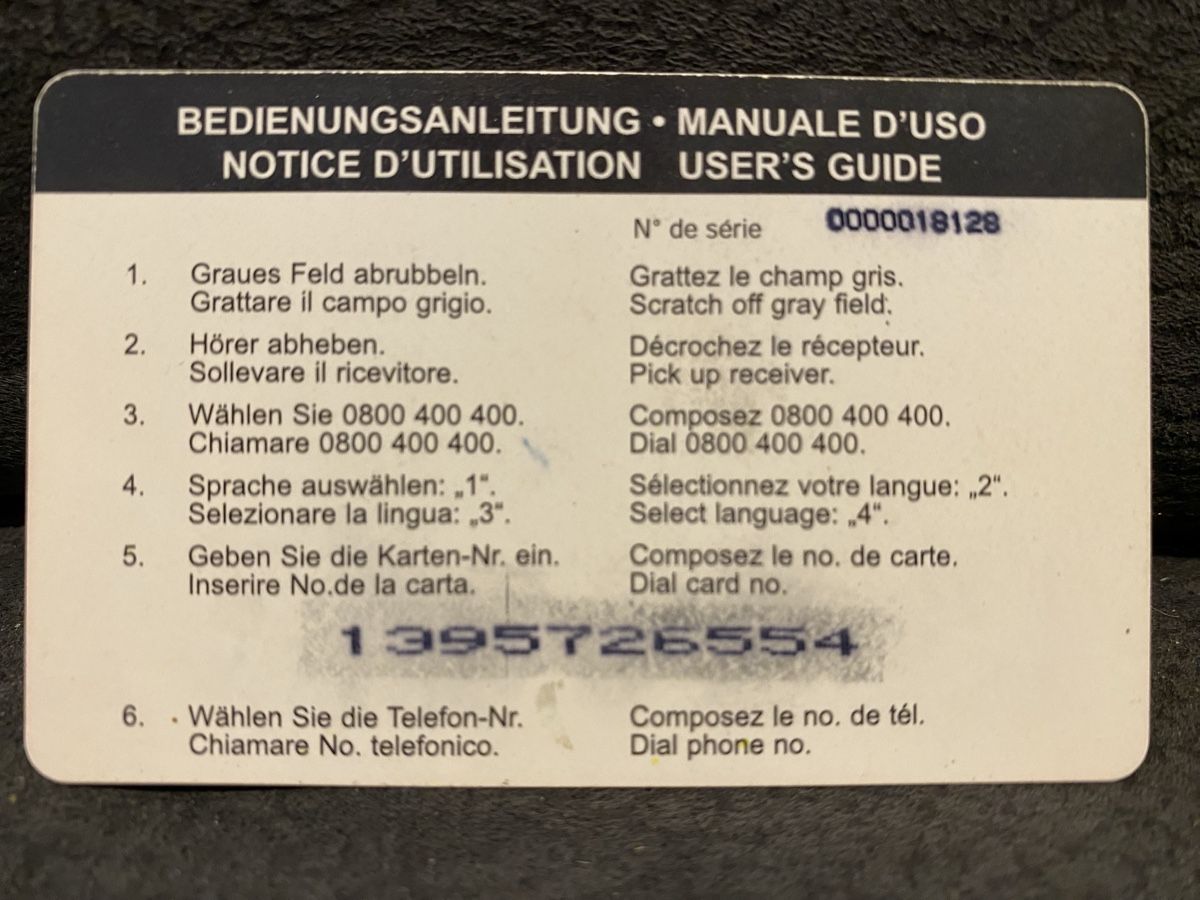 Telefon- & Taxkarten: Carte – Gebraucht aus Lausanne von babacard10 1
