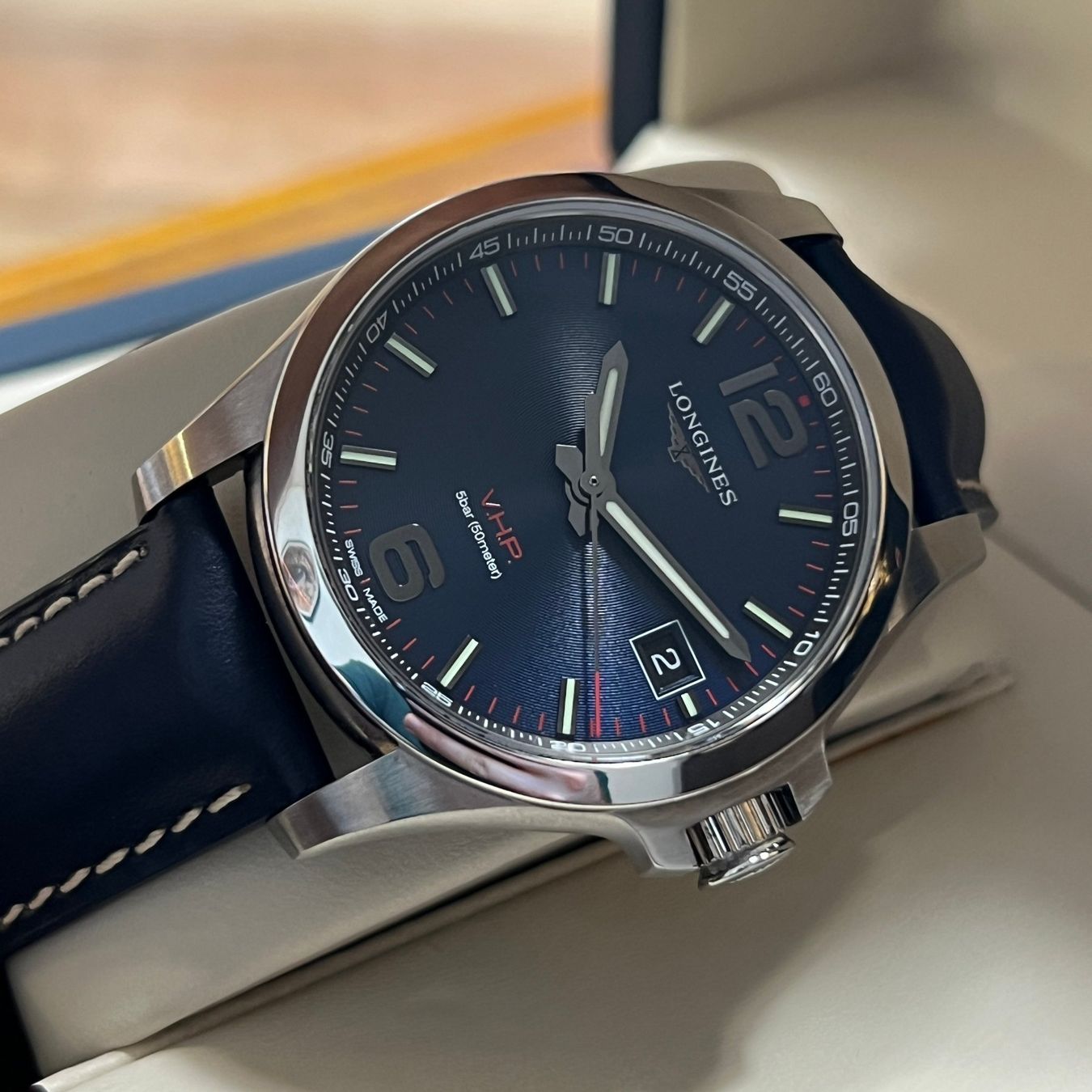 Longines Orologi: Longines Full Set Conquest V.H.P. Full Set L3.716.4 – Usato da Carouge GE venduto da Watchaser 6