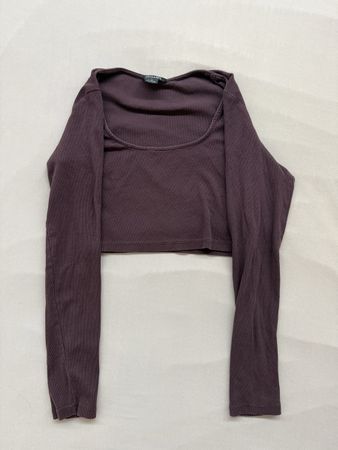 Top MONKI taille M prune