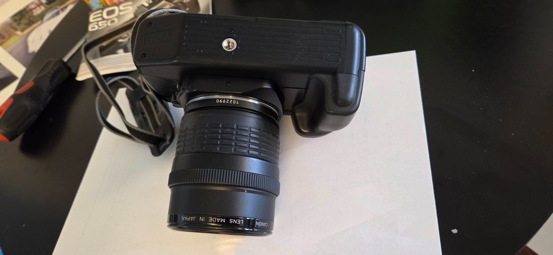 Canon Fotocamera: Canon EOS 650 analog Spiegelreflexkamera mit Objektiv – Usato da Reinach AG venduto da Goldtimer 3