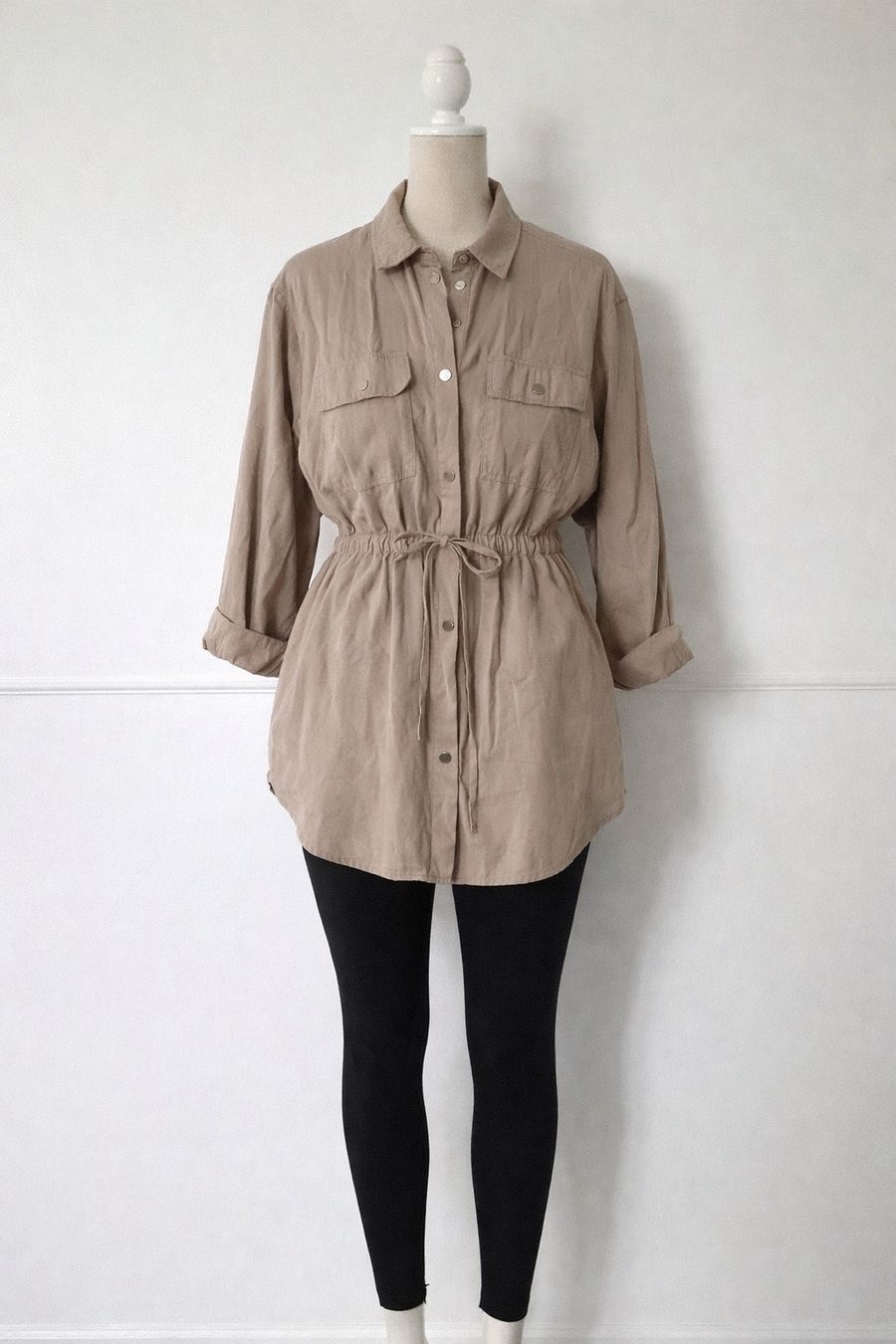 Zara Camicette: Zara Hemd Jacke, Beige, Grösse M – Usato da Alpnach Dorf venduto da melbb