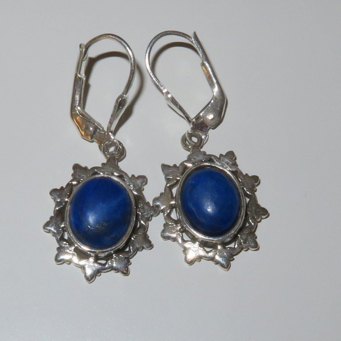 Orecchini pendenti & Orecchini a lobo: Ohrringe Lapislazuli 925 Silber VP 59,- – Nuovo e nell'imballaggio originale da Visp venduto da steinschmuckwelt
