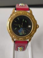Michel Jordi Armbanduhr Quartz, vergoldet, original Band