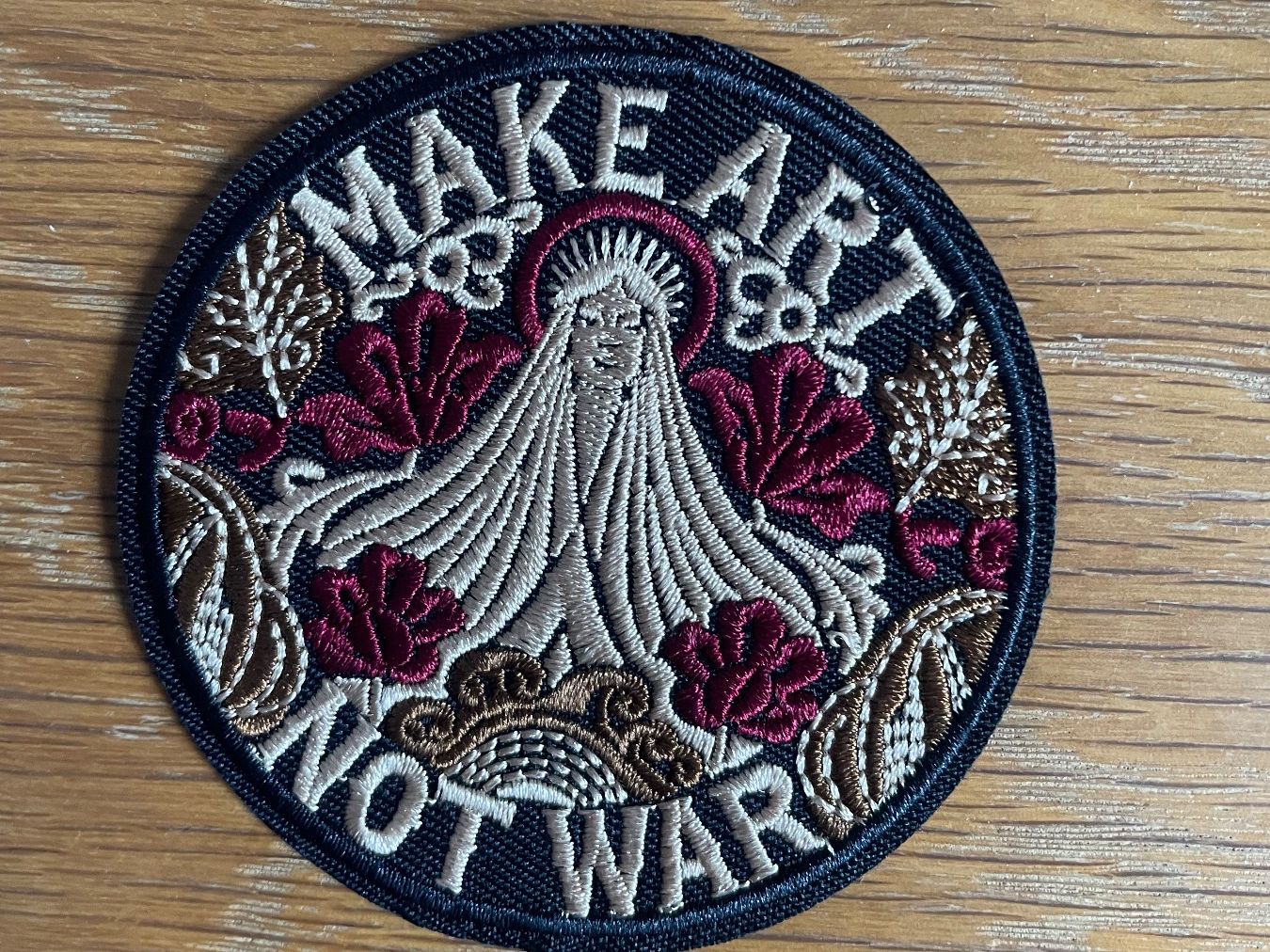 Toppe: Make Art Not War Patch Sticker Aufnäher 103 – Nuovo (secondo la descrizione) da Horn venduto da abutre72