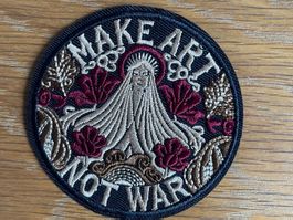 Make Art Not War Patch Sticker Aufnäher 103