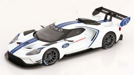 FORD GT FORD PERFORMANCE WEISS/BLAU 1:18 GT-SPIRIT