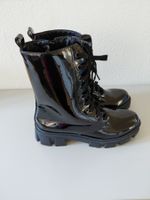 Stiefeletten schwarze Lack