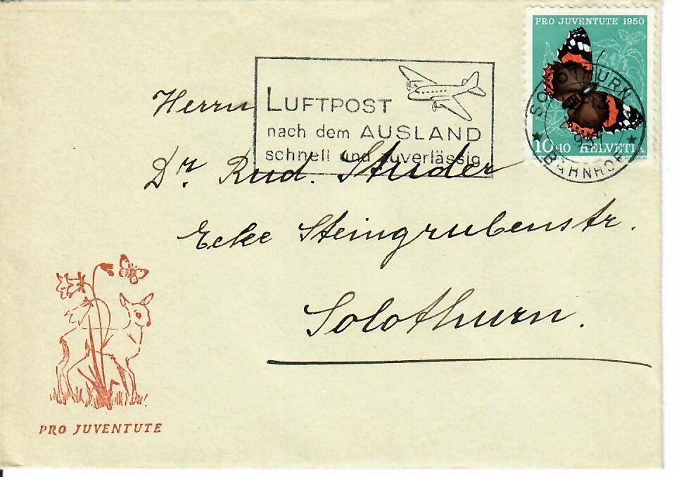 Tutti i francobolli: Kleinbrief PJ 1950 – Usato da Hochdorf venduto da Ziegel-16
