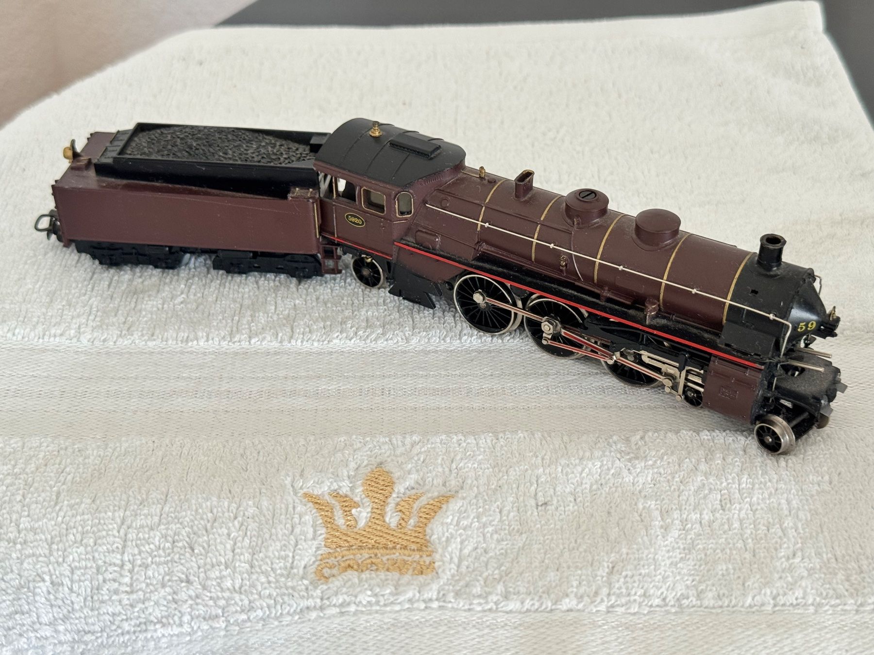 Märklin Modellini di ferrovie: Dampflokomotive Modellbahn braun. – Usato da Weinfelden venduto da nimms-jetzt-schnell 1