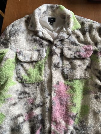 H&M Teddyjacke Regular Fit bunt Grösse M guter Zustand