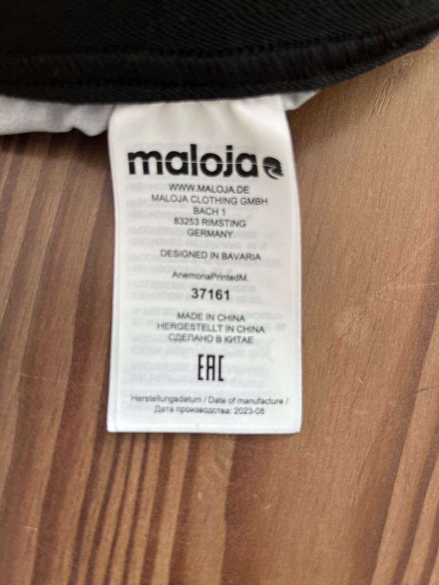 Maloja Hosen: Maloja AnemonaM. deep black flora – Neu (gemäss Beschreibung) aus St. Moritz von Oberengadin 2