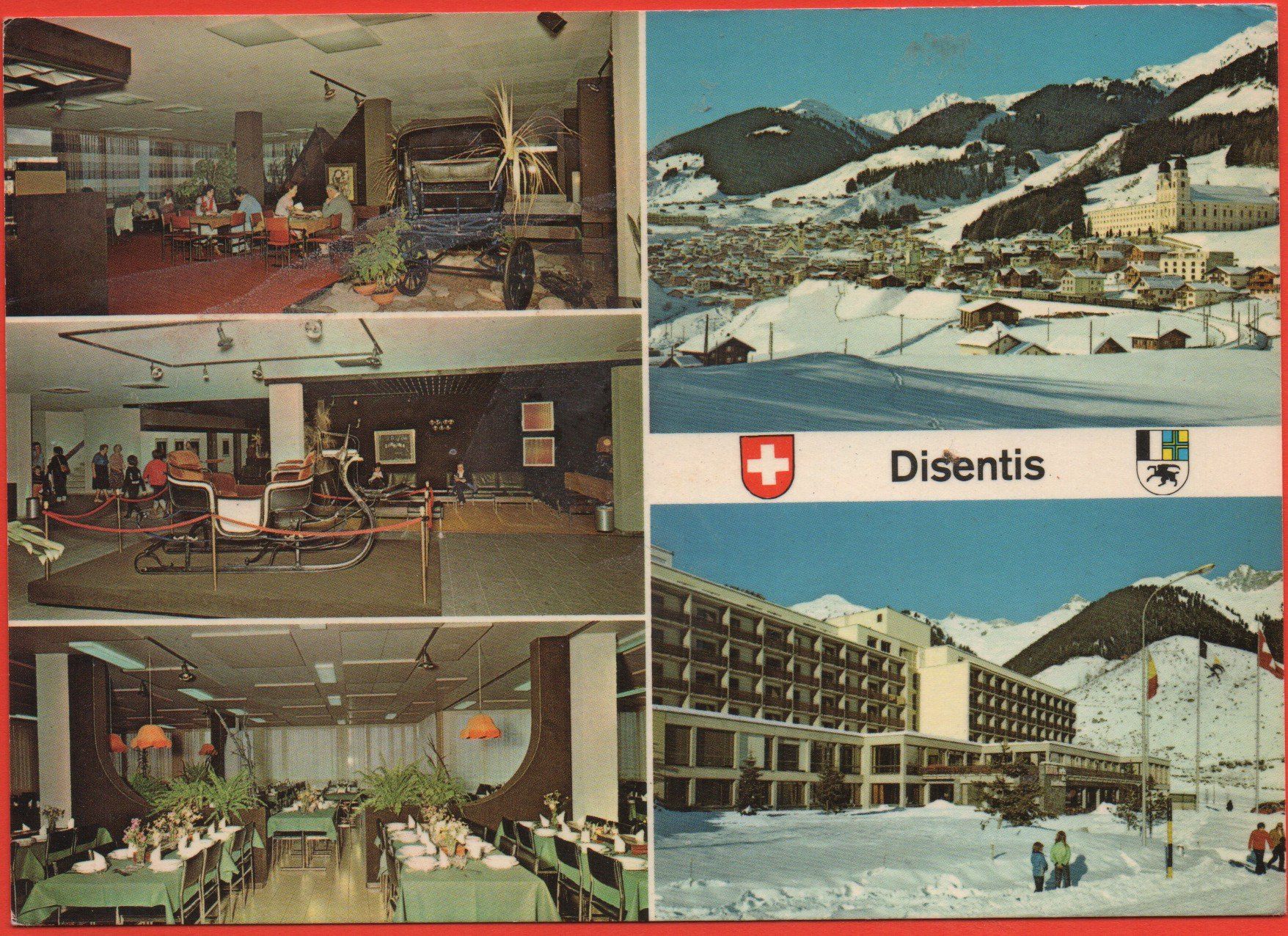 Cartoline postali: DISENTIS Hotel Acla da Fontauna – Usato da Jona venduto da philajona