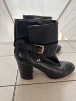 Schwarze Michael Kors Leder Stiefeletten, Gr. 40, Top!