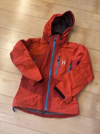 Haglöfs Hardshell Jacke rot Gore-Tex funktionell gebraucht