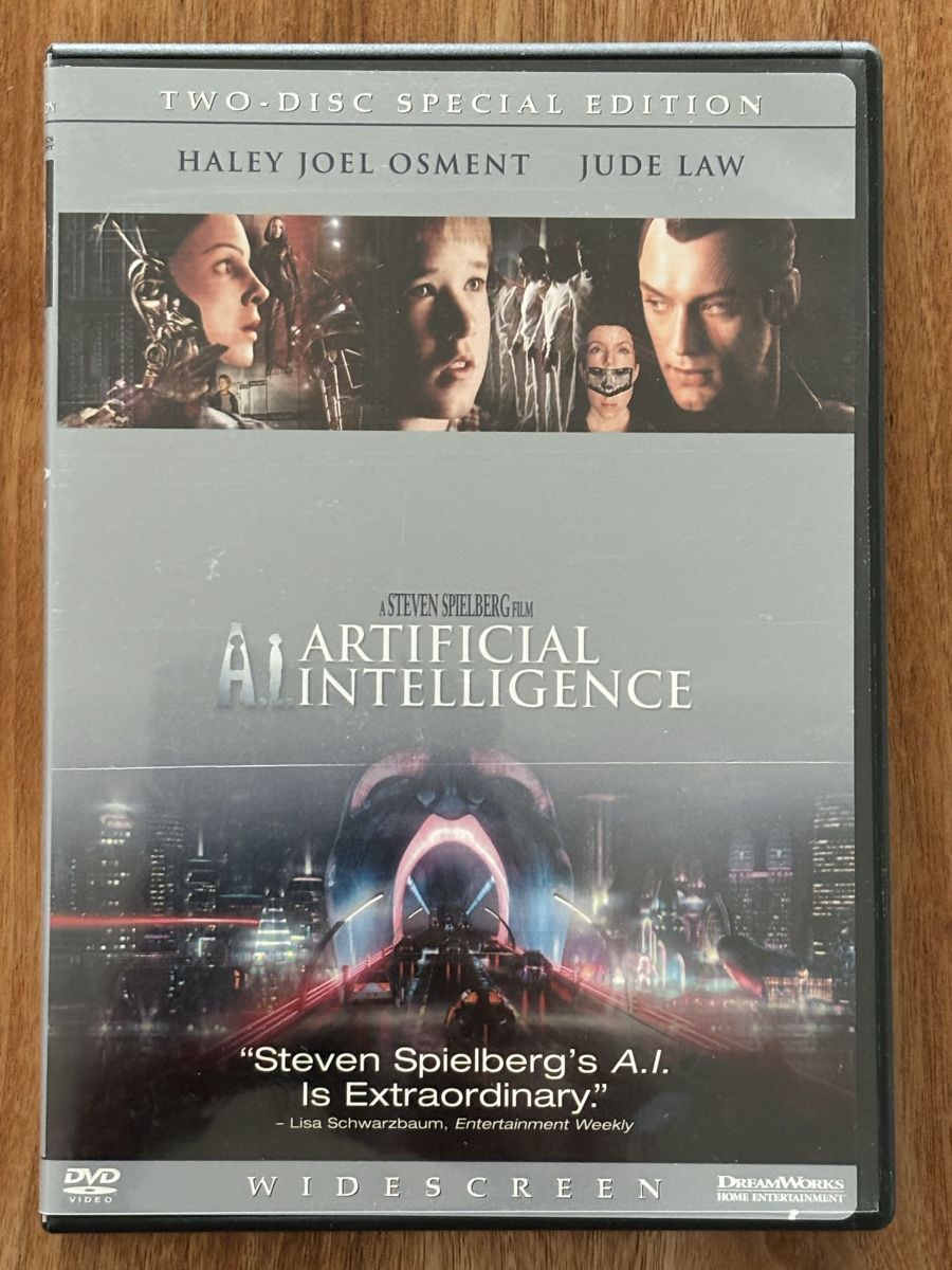 Tutti i DVDs: DVD Artificial Intelligence AI (DVD Code 1) – Usato da Belp venduto da brb66