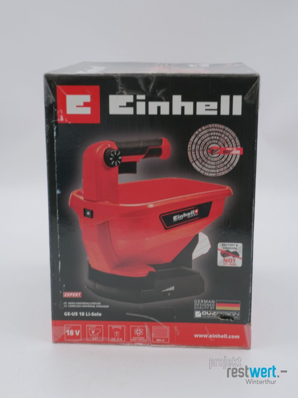 Spandiconcime: EINHELL Akku-Universalstreuer – Nuovo (secondo la descrizione) da Winterthur venduto da Restwert_Winterthur 3