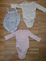 H&M Baby Bodies, Grösse 62, 3er Set, Top Zustand!