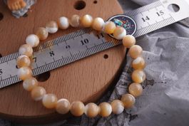 Muschelkern  Kugel   Armband    ab 1.-     (Räumung!)