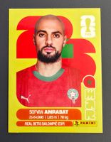 MAR 10 - Sofyan Amrabat - Panini FIFA World Cup 2026 UE