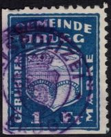 1 Fr. Fiskalmarke der Gemeinde BRÜGG