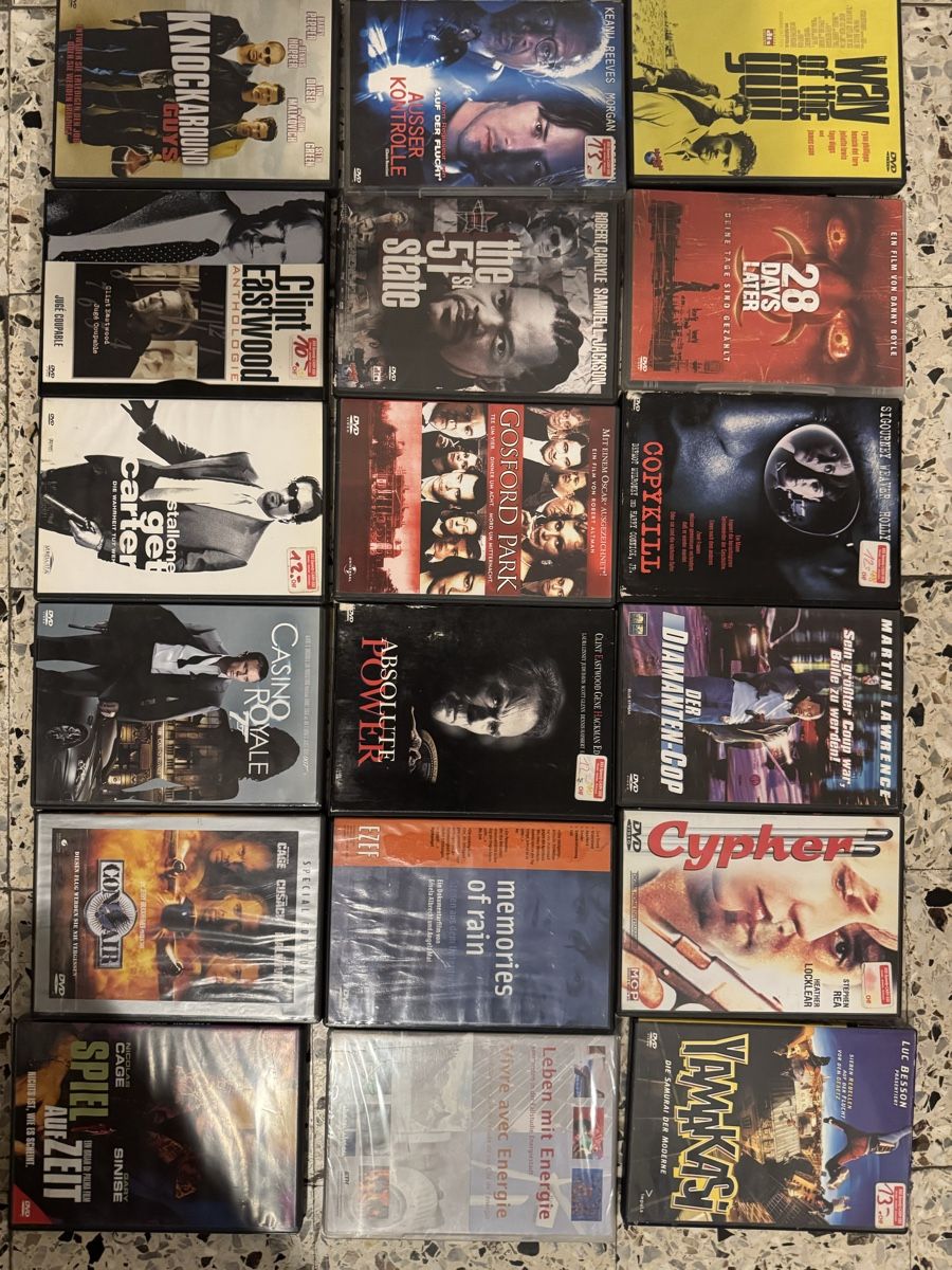 Tutti i DVDs: DVDs divers: Yamakasi, Cypher, Con Air, etc. – Usato da Brügg BE venduto da haj_9zhk 1
