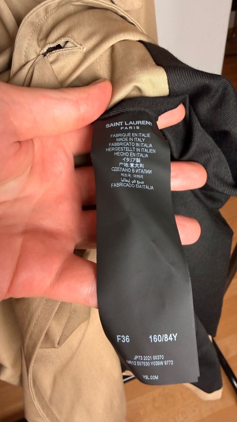 Saint Laurent Manteaux: Saint Laurent Trenchcoat – Neuf (Voir description) à Burgdorf par ime_f9f6 4
