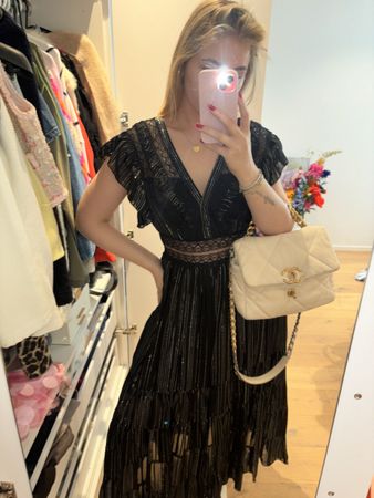 Sandro Paris Kleid, schwarz, Grösse 36, super Zustand!