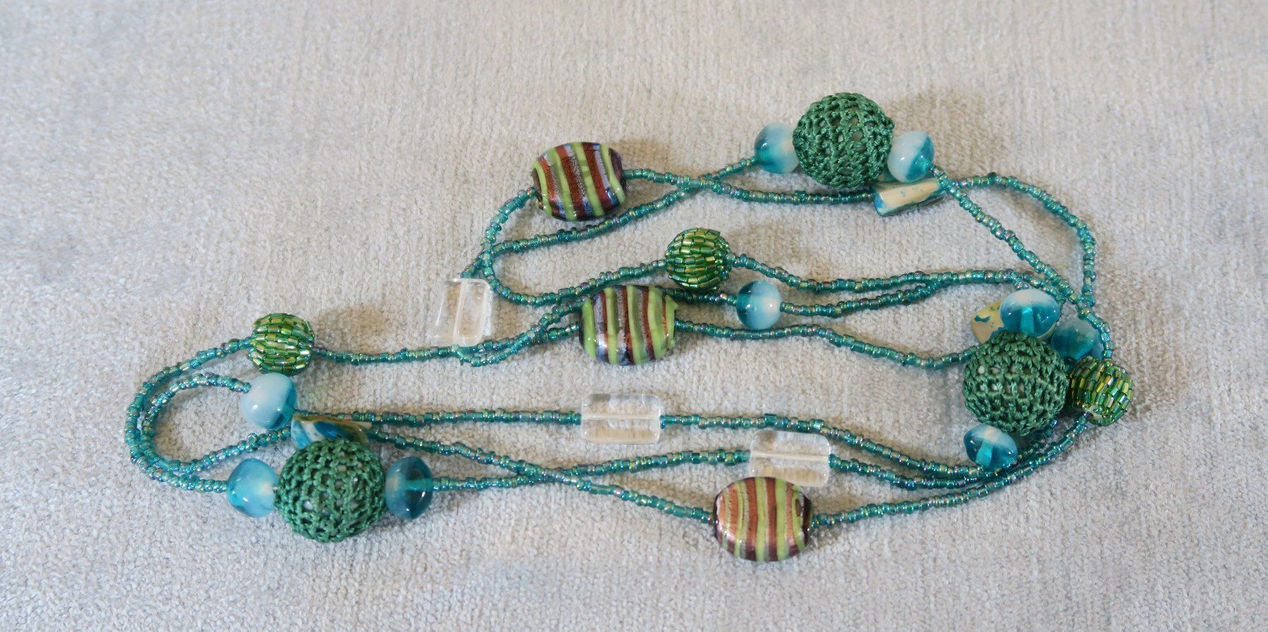 Catenine: Glasperlen - Kette – Usato da Brittnau venduto da marlenestone 1