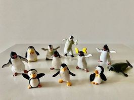 lot 11 figurines Happy Feet Sweifel 2007et autres pingouins
