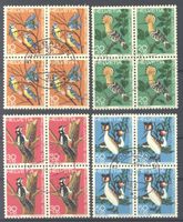 1970, Pro Juventute, Viererblöcke, gestempelt