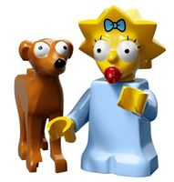 Lego 71009 - Nr4: Maggie - Simpsons Minifigur