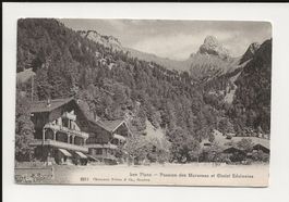AK ca.1920 Les Plans Pension des Muverans + Chalet Edelweiss