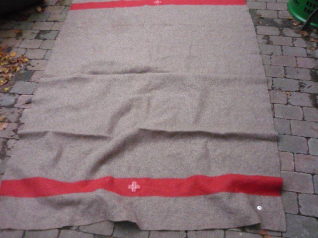 Couverture en laine de l'armée allemande, 165 x 225 cm, 2,5 kg, épaisse
