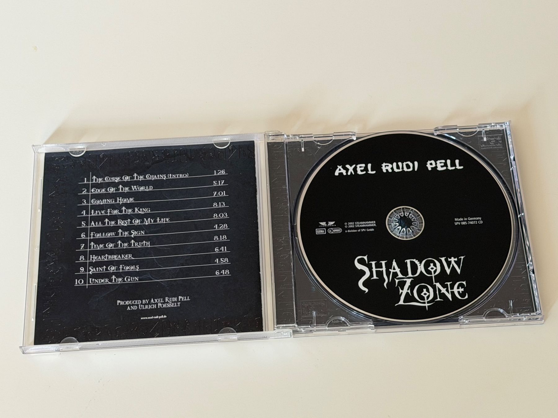 CD: CD Axel Rudi Pell Shadow Zone guter Zustand – Usato da Altstätten SG venduto da sheamus 2