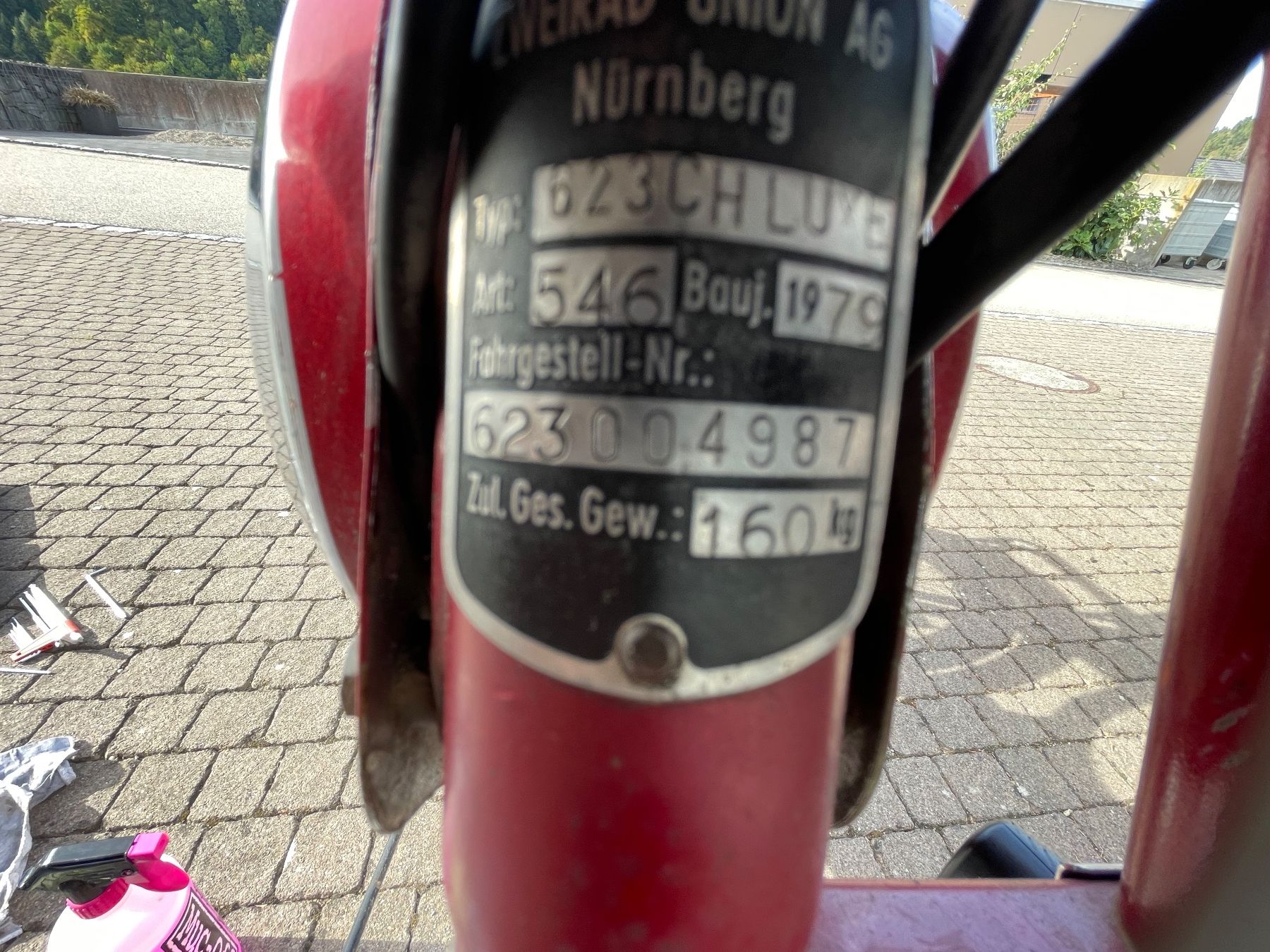 Sachs Mofas: Sachs 623 CH Luxe Mofa rot – Gebraucht aus Uerkheim von Blume1976 2