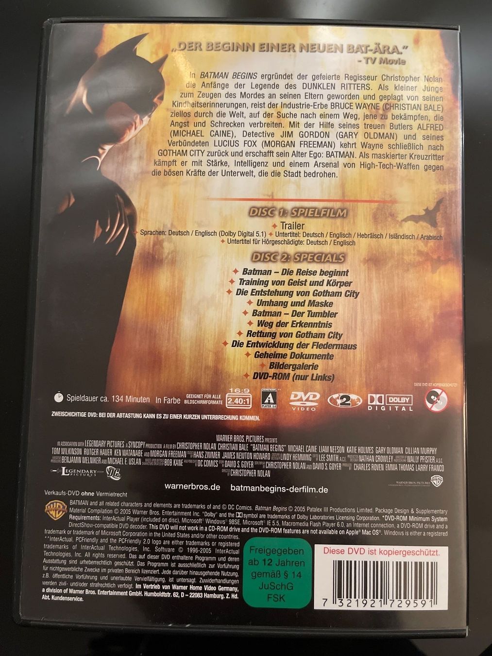 Tutti i DVDs: DVD // Batman Begins – Usato da Schönenwerd venduto da d.chiara 1
