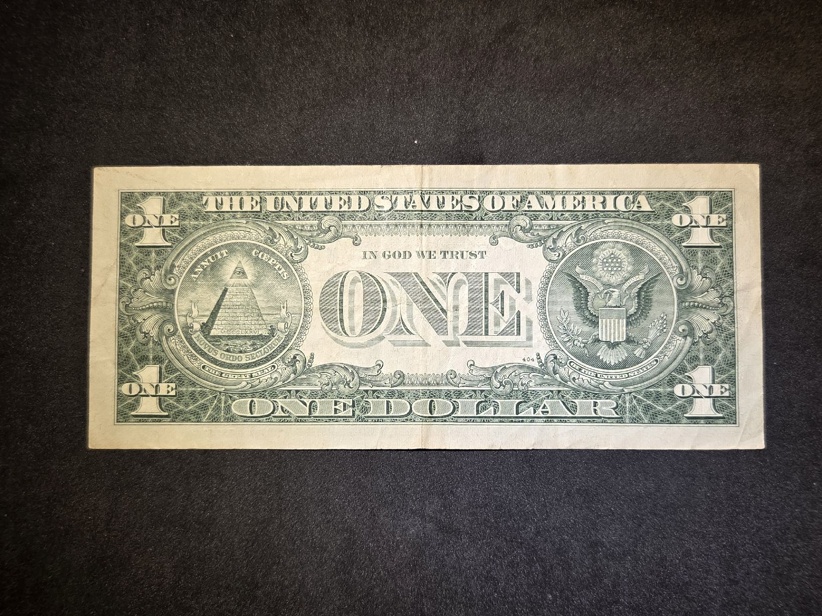 Banknoten: 1 Dollar silver certificate - USA - 1957 A – Gebraucht aus Geroldswil von Antica01 1