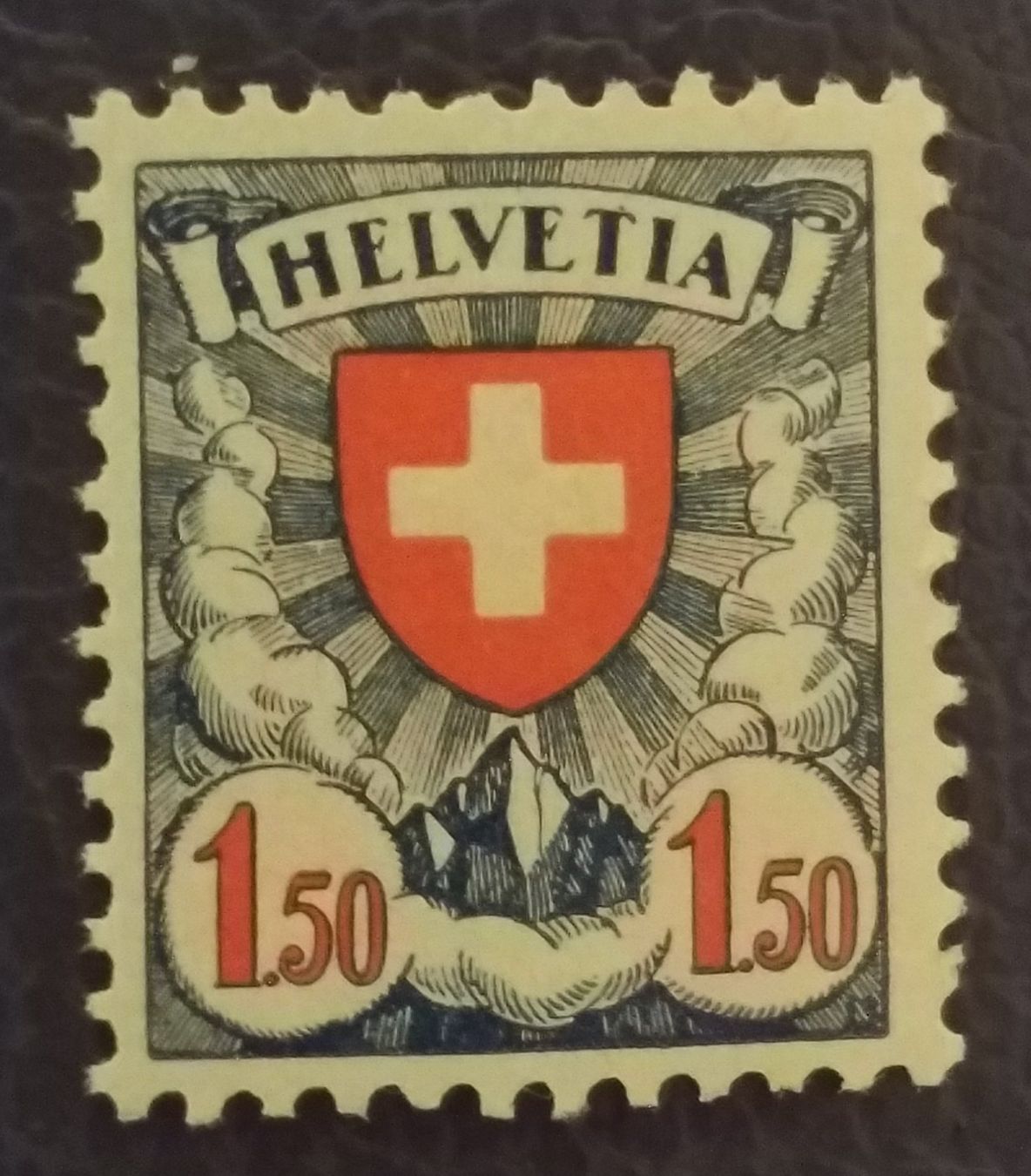 Alle Briefmarken: 2934B) 165z, Wappenmuster postfrisch Kt . 90.- – Neu (gemäss Beschreibung) aus Baden von Eggi