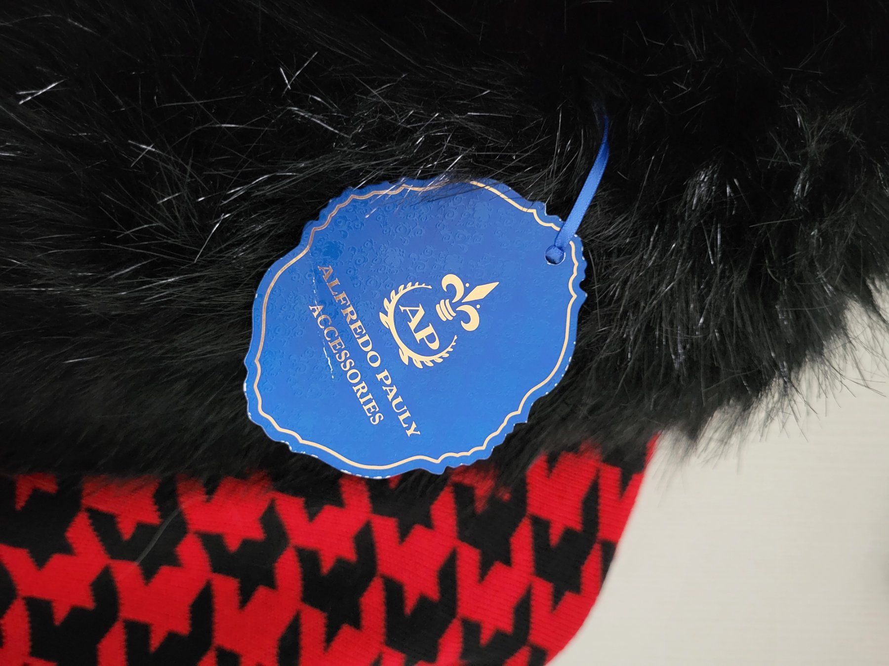 Sonstige Damenmode: Strickcape mit Pelz v. Alfredo Pauly rot oder blau – Neu (gemäss Beschreibung) aus Eschenbach SG von Mr.PP-Green 4