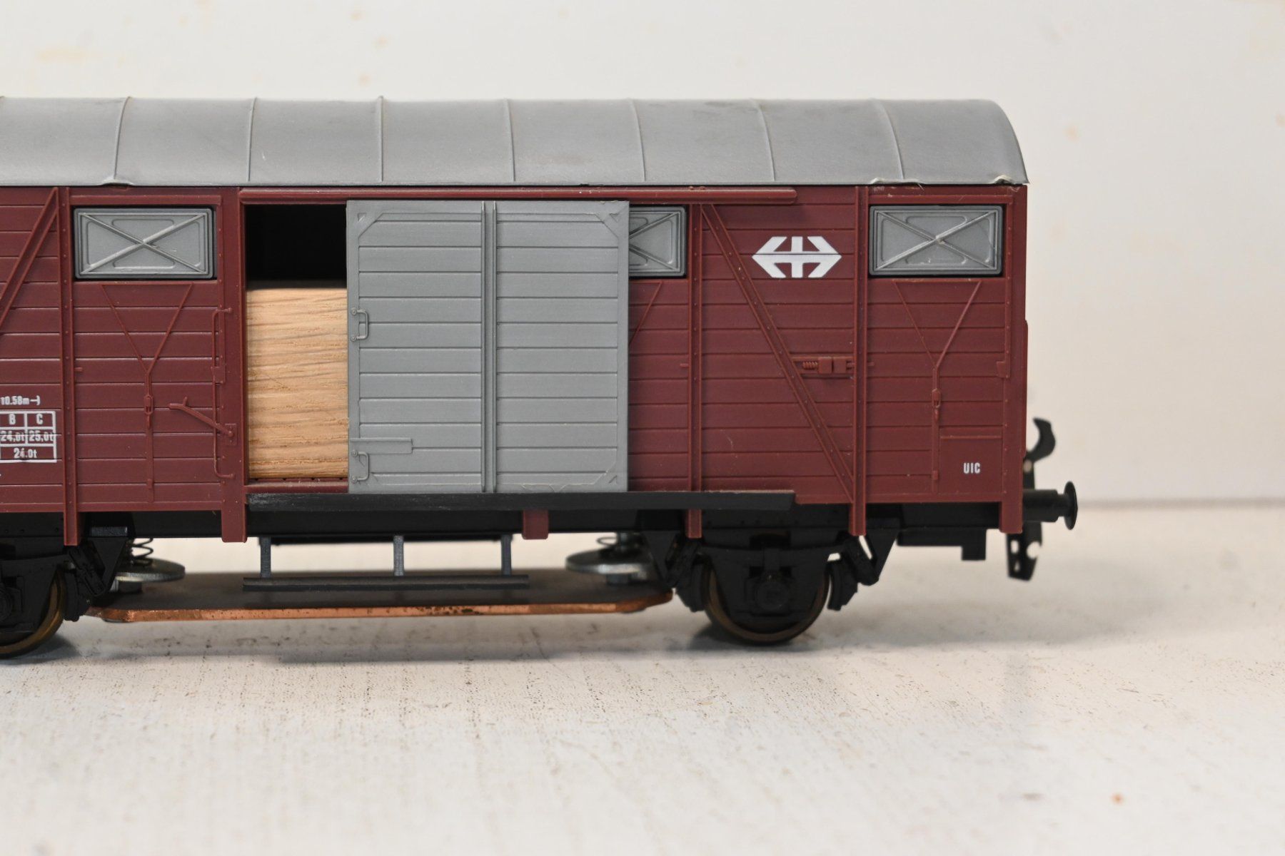 Lima Modellini di ferrovie: SBB Gs braun Lima Spur 0 ohne OVP – Usato da Laupen ZH venduto da Zmoewe 2