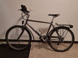 Fahrrad Zoom, velo mit Licht und Gepäckträger