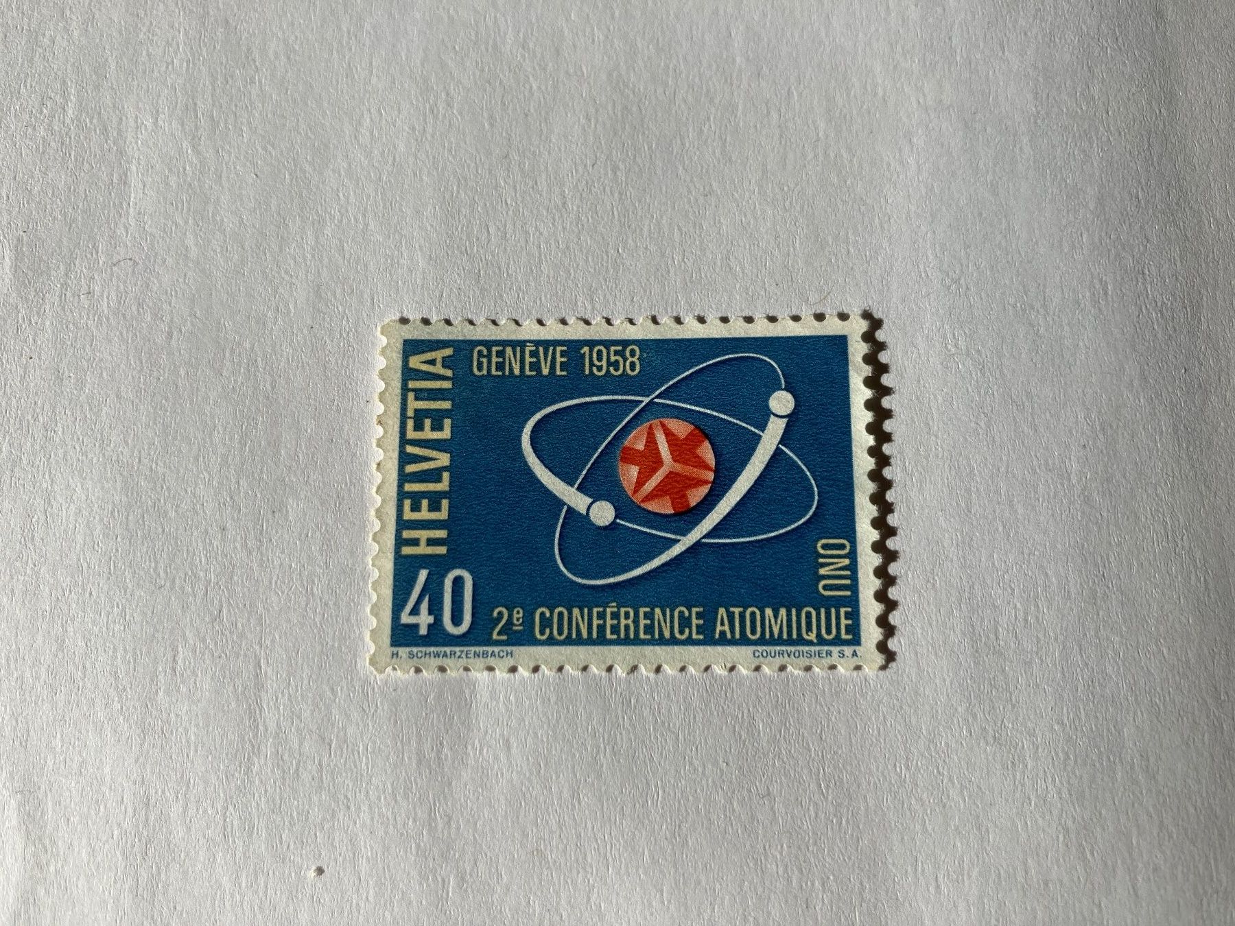 Tutti i francobolli: 1958 Atomkonferenz – Nuovo (secondo la descrizione) da Cunter venduto da Bicasi58